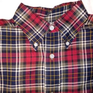 🆕Turnbury | Tartan Plaid Button Down Shirt Mens Size Small